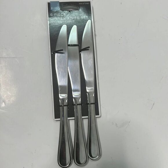 NWT HOME 6 PIECE KNIVE SET  STAINLESS STEEL‎ - Picture 1 of 3